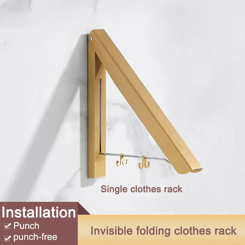 Space Saver FoldaSkantoe Veggkleskap Aluminiumhylle | Skanto