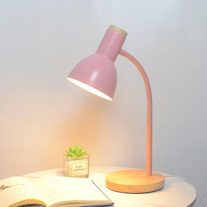 Skanto | Høst og vinter belysning | Nordisk kreativt trekunst jern LED skrivebordslampe - Moxie