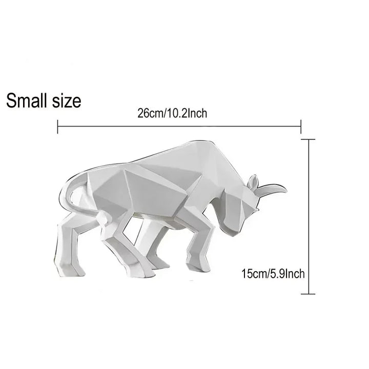 Skanto | ToroArte Stål Skulptur | Nordisk Design | Harzfigur Moderne | 35 cm / 26 cm