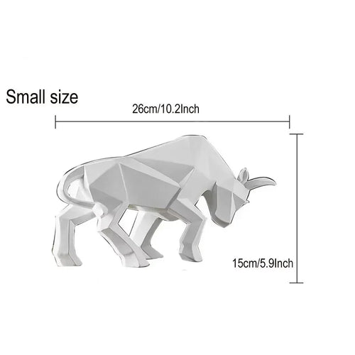 Skanto | ToroArte Stål Skulptur | Nordisk Design | Harzfigur Moderne | 35 cm / 26 cm
