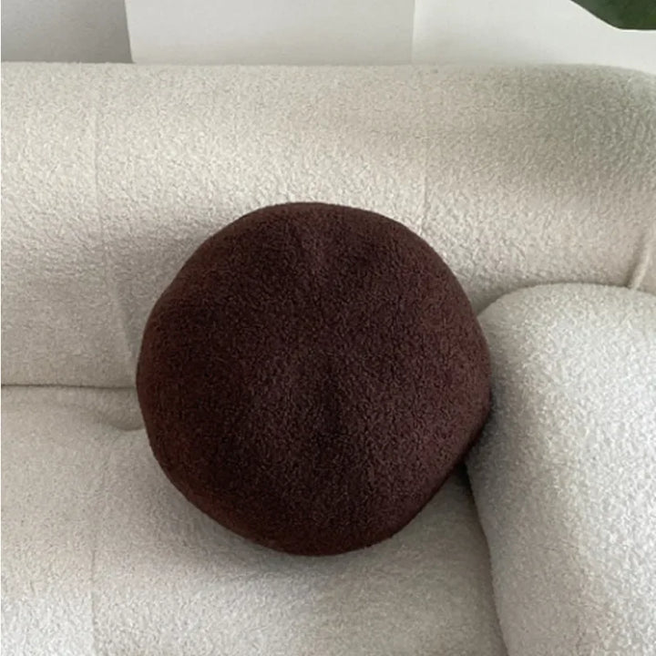 Nordic Bouclé Abstrakt Putefor – Minimalistisk Plysjpute | Skanto