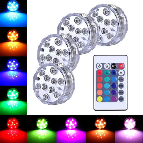 Skanto | Undervanns belysning til basseng med 10 LED-lamper