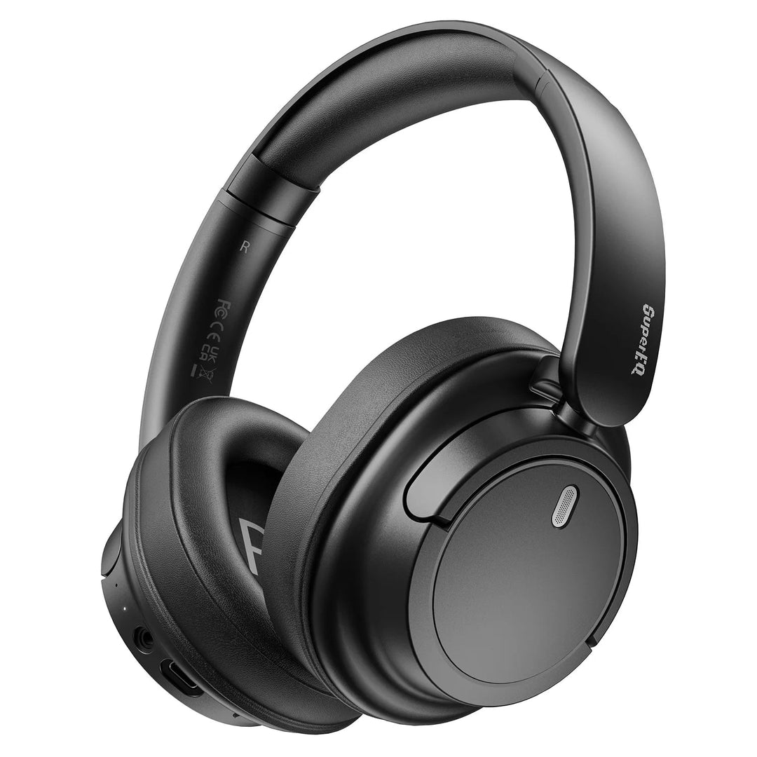 Skanto | Trådløse over-ear Bluetooth-hodetelefoner 90 timers spilletid Dyp bass Mikrofon Sammenleggbar Dual EQ-modus