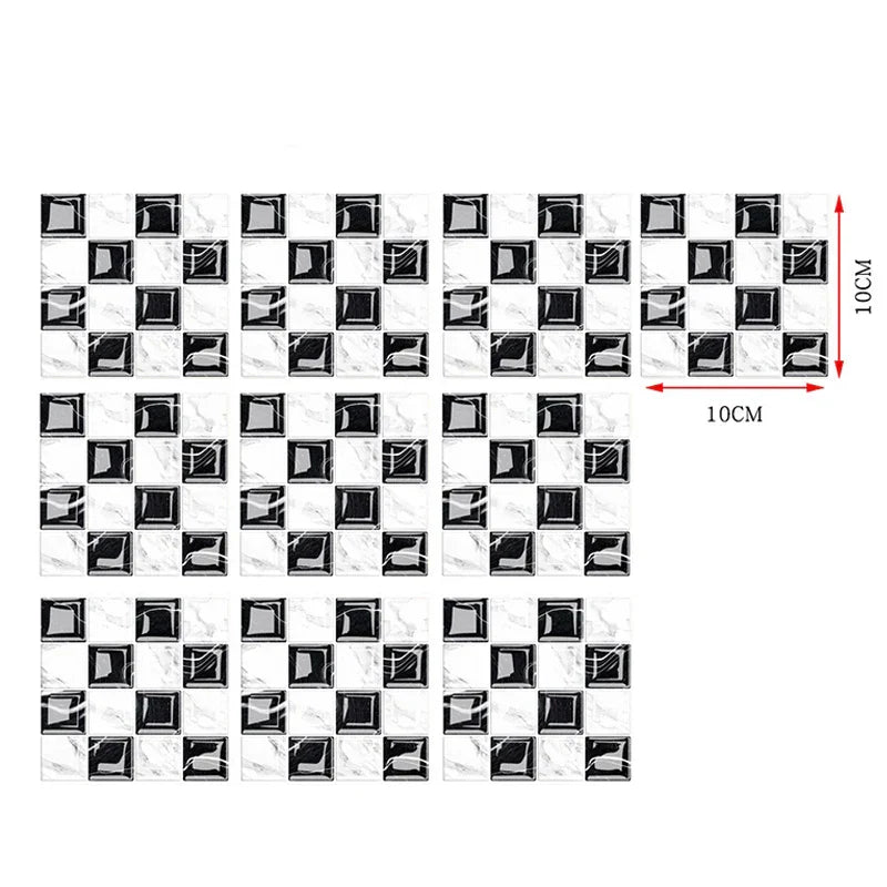 DecoMosaic 3D Mosaikkveggflisetiketter Skanto