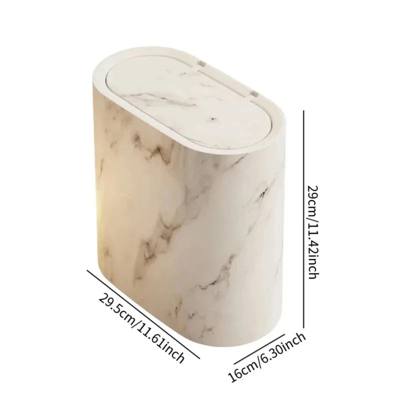 Nordic Marble Design Søppelbøtte Skanto