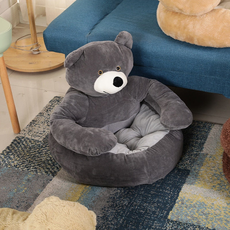 Skanto | Snuggly Bear Super Soft Comfy Pet Bed