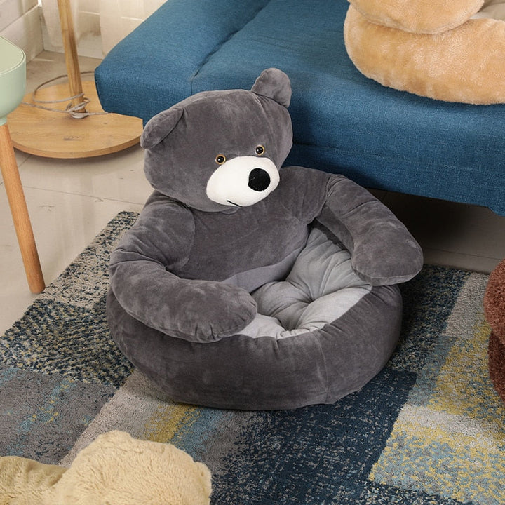 Skanto | Snuggly Bear Super Soft Comfy Pet Bed
