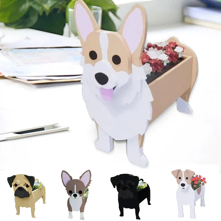Skanto | Blomsterpotte - Pawsome - Hund Plantebeholder - Ulike Raser