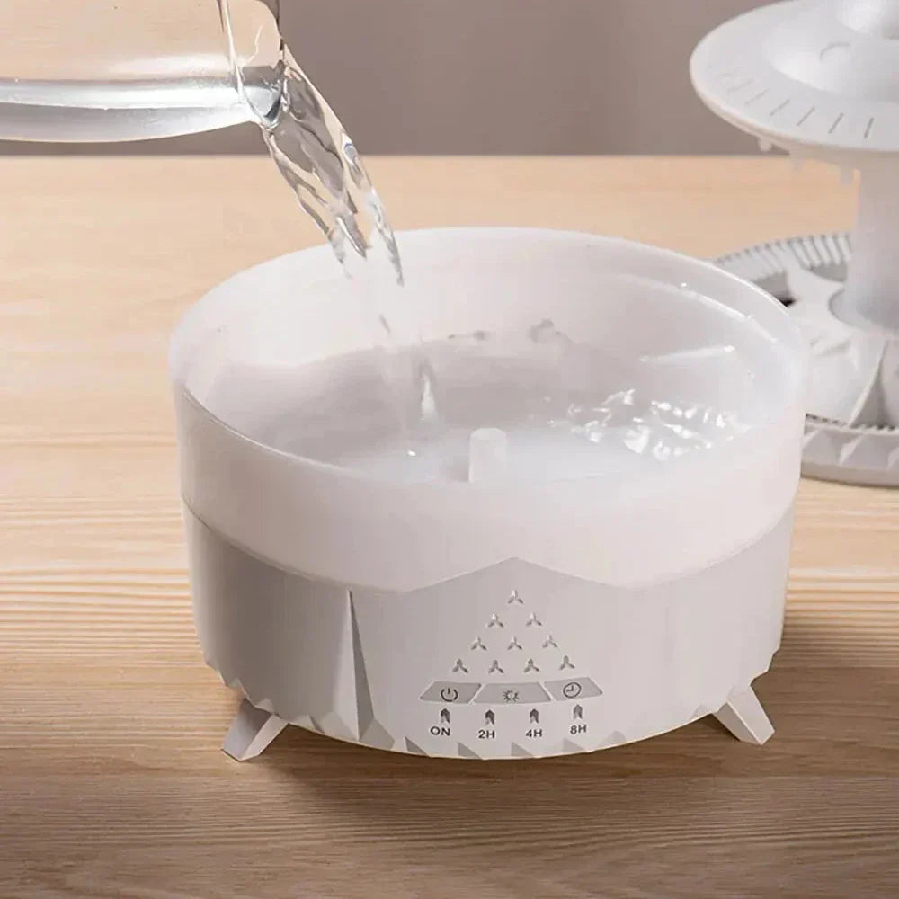 Skanto | UFO Luftfukter | Ultralyd Aromaterapi Diffuser med Fjernkontroll - Grosven