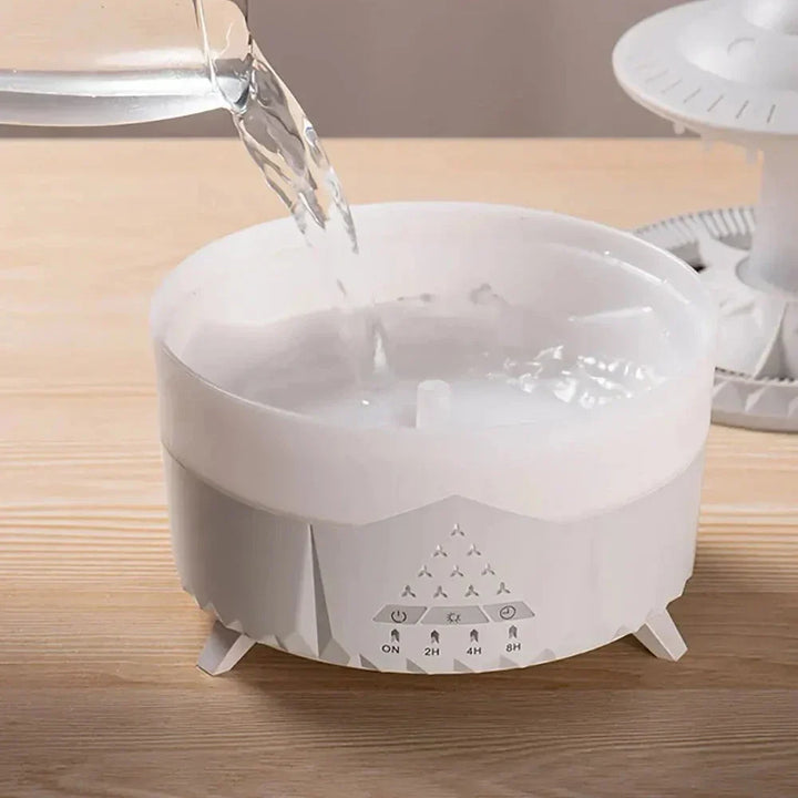 Skanto | UFO Luftfukter | Ultralyd Aromaterapi Diffuser med Fjernkontroll - Grosven