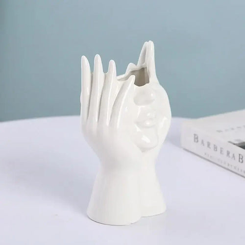 Skanto Vase Keramisk Ansiktsvase For Dekor Kunstvase For Hjemme Kontor Dekor Feministisk Dekor Moderne Kropps Blomster Vase Femal Kropp Vase