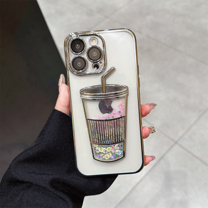 Skanto | Glitter Star Drink Cup iPhone Cover