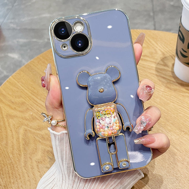 Skanto | Bear Lover Fargerik 3D Dukke Telefondeksel