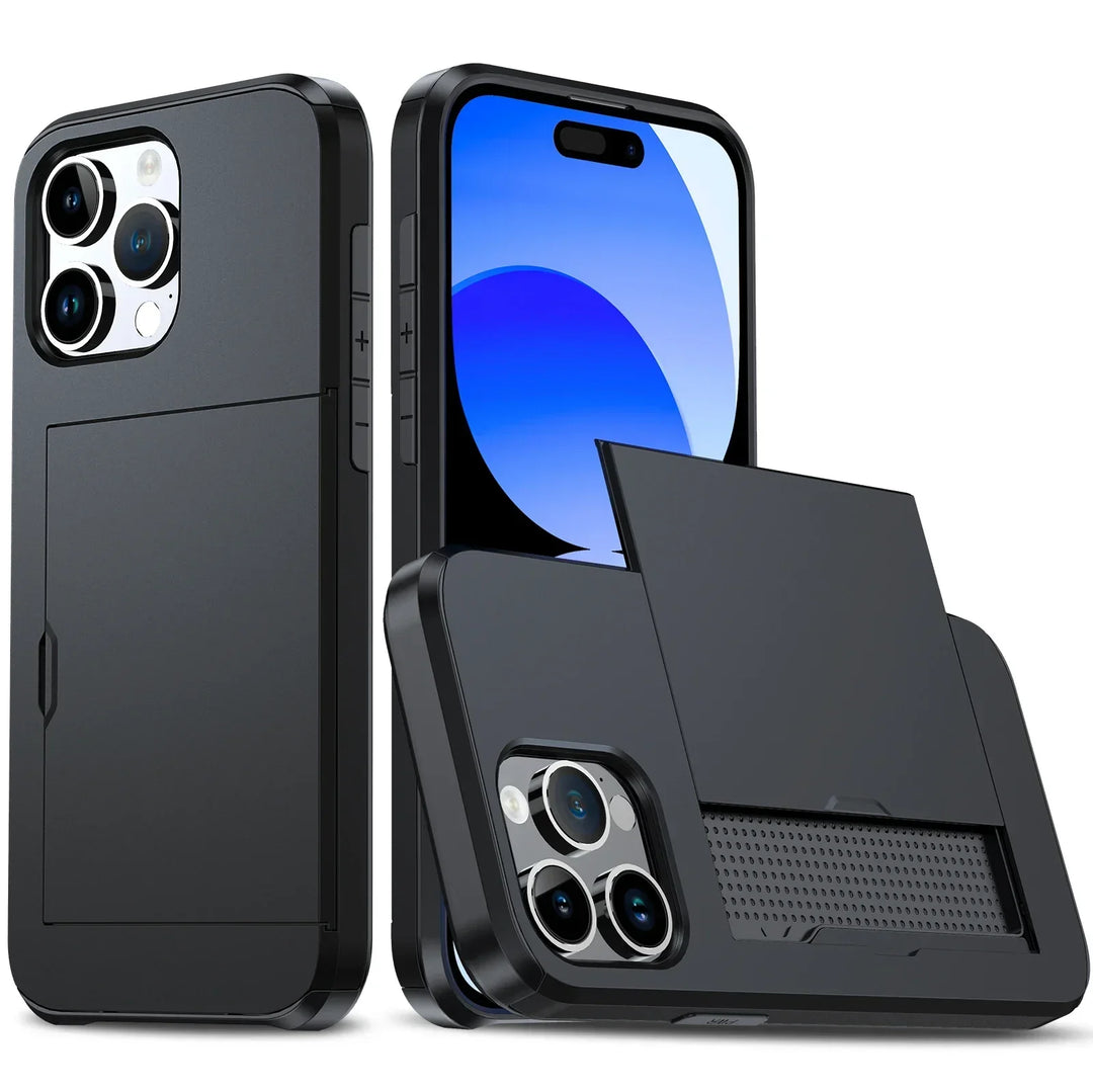 Skanto | iPhone deksel med kortlomme | Kjøp 2 og få 1 gratis 📢