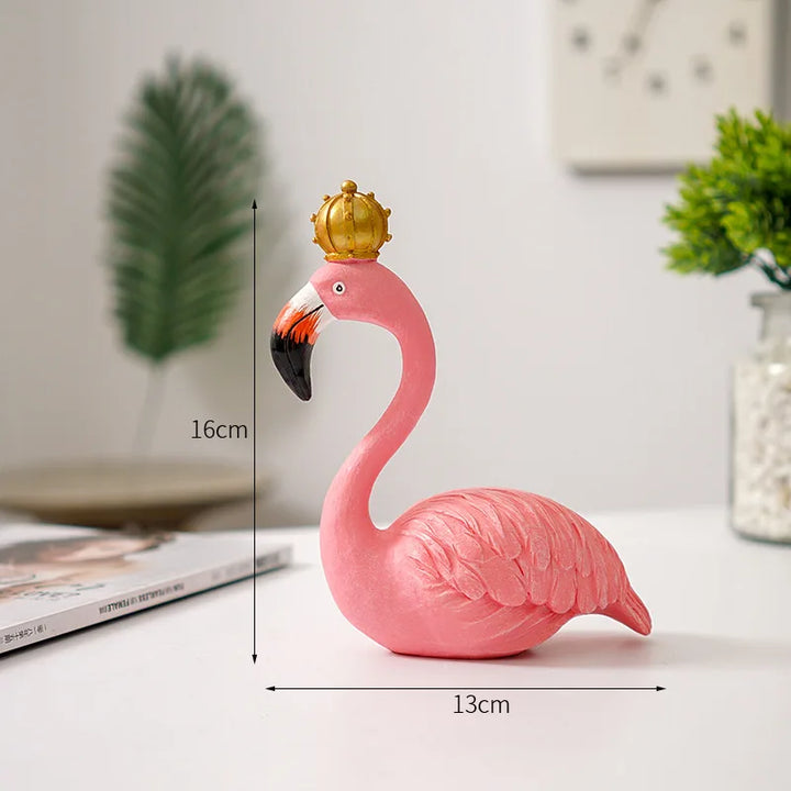 Flamora dekorativ flamingo figur – Eleganse og unik karakter for hjemmet Skanto