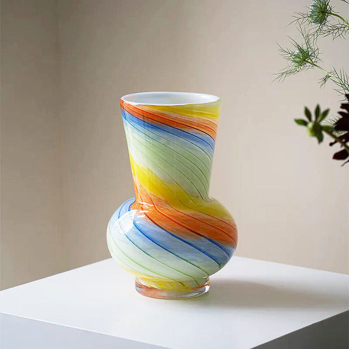 Regnbue Chubby Vase | Skanto