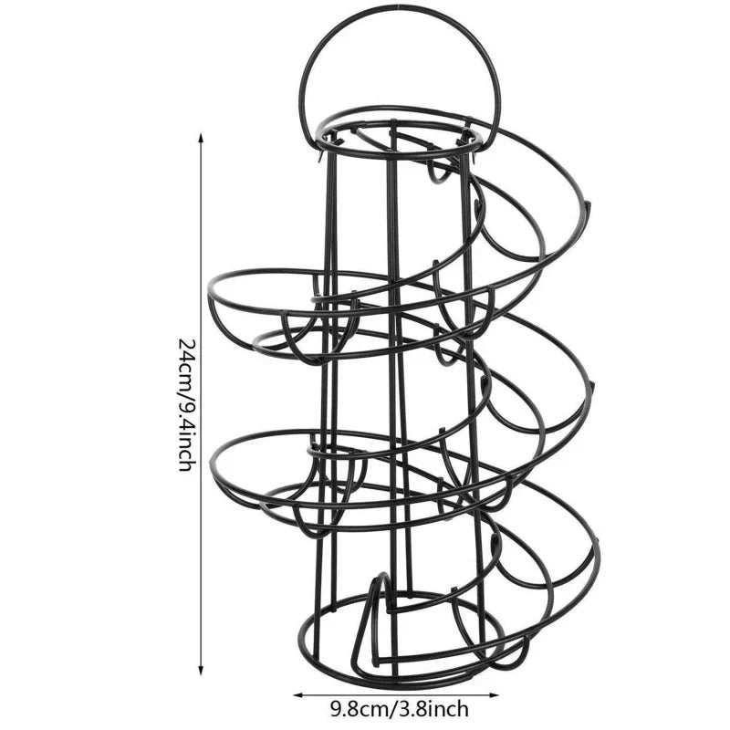 Skanto | Spiral Rullende Egg Dispenser Rack