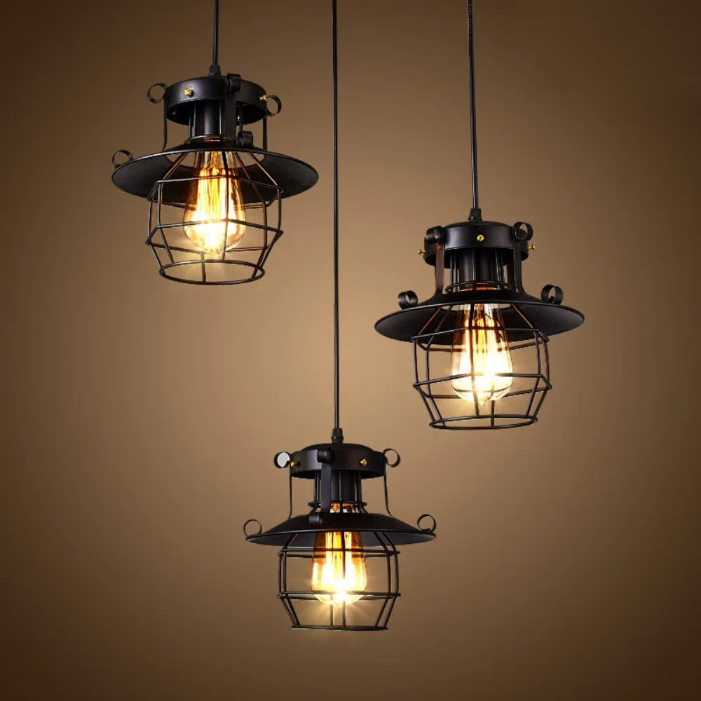 Skanto | Norah Retro-Industriell Pendellampe