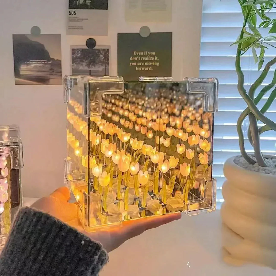 3D Tulip DIY Skantoomster Kuben Nattlampe | Skanto