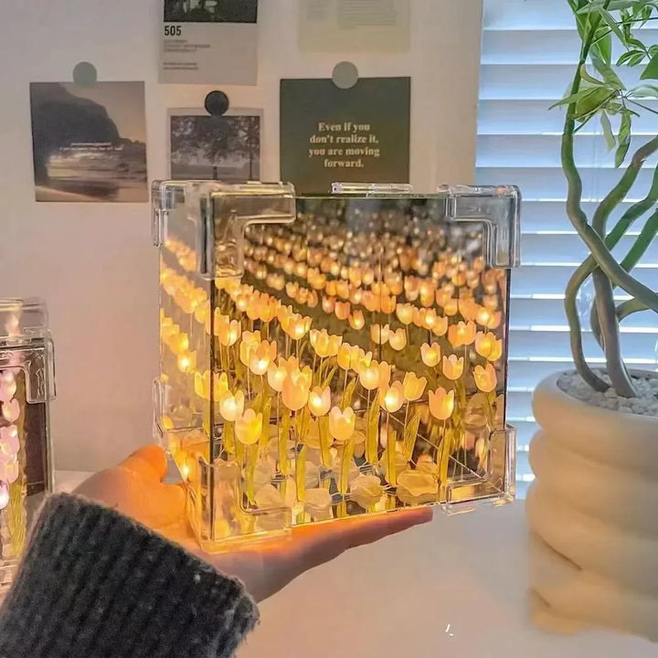 3D Tulip DIY Skantoomster Kuben Nattlampe | Skanto