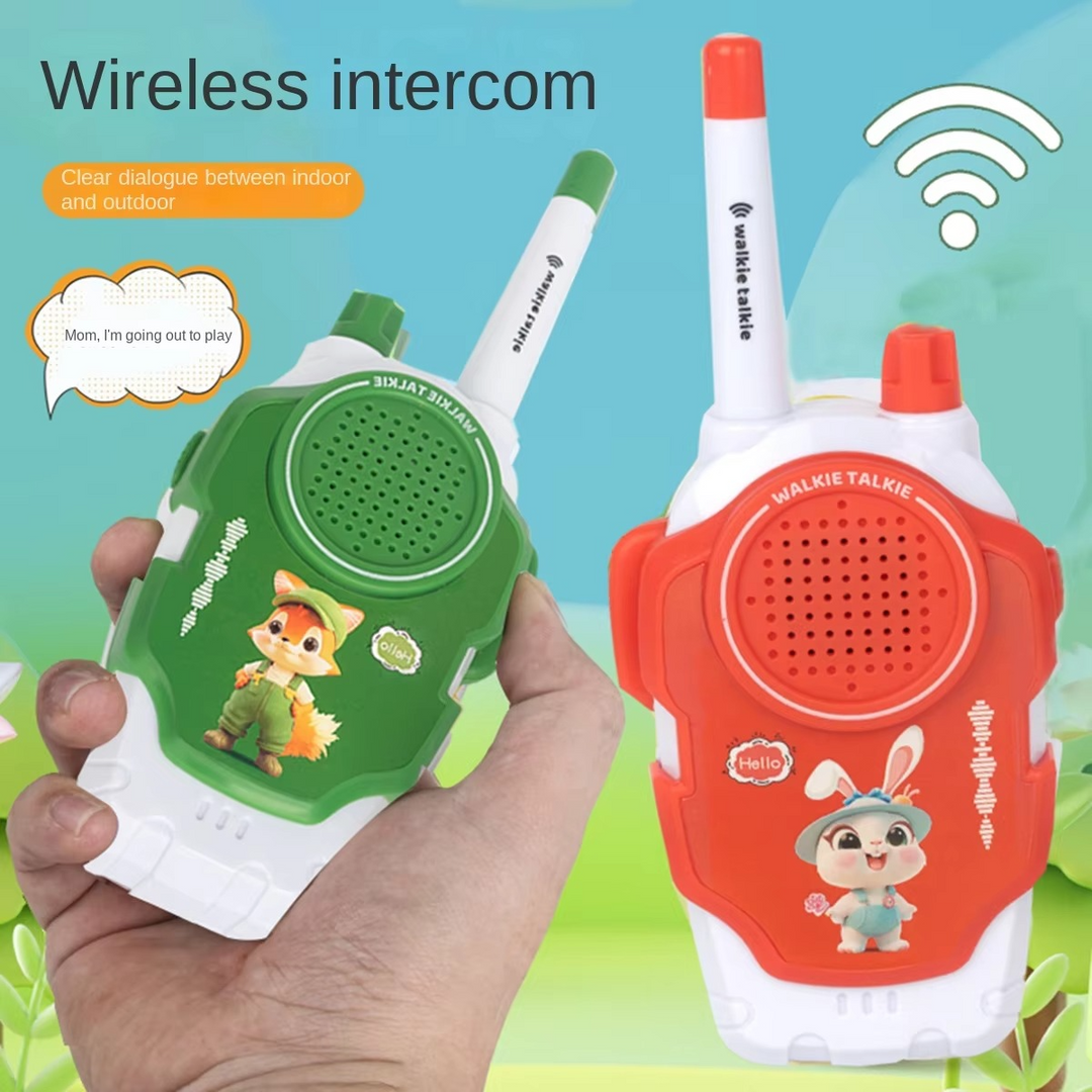 Skanto | 2 stk Barne Walkie-Talkies, 1600–1600ft To-veis Radioer, Mini Utendørs Eventyr Leke Sett