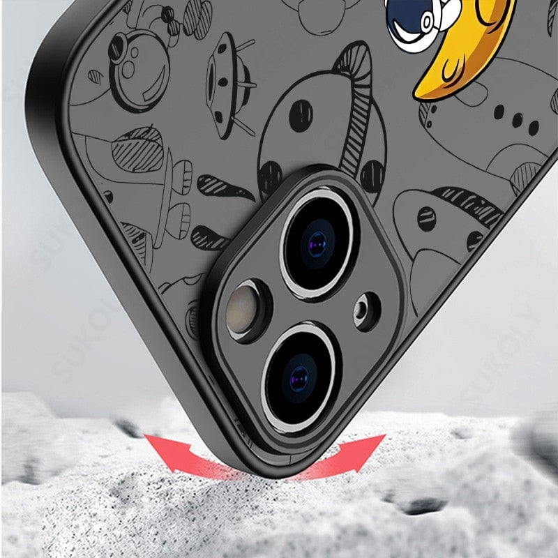 Skanto | Space Road Relax Astronaut iPhone-deksel