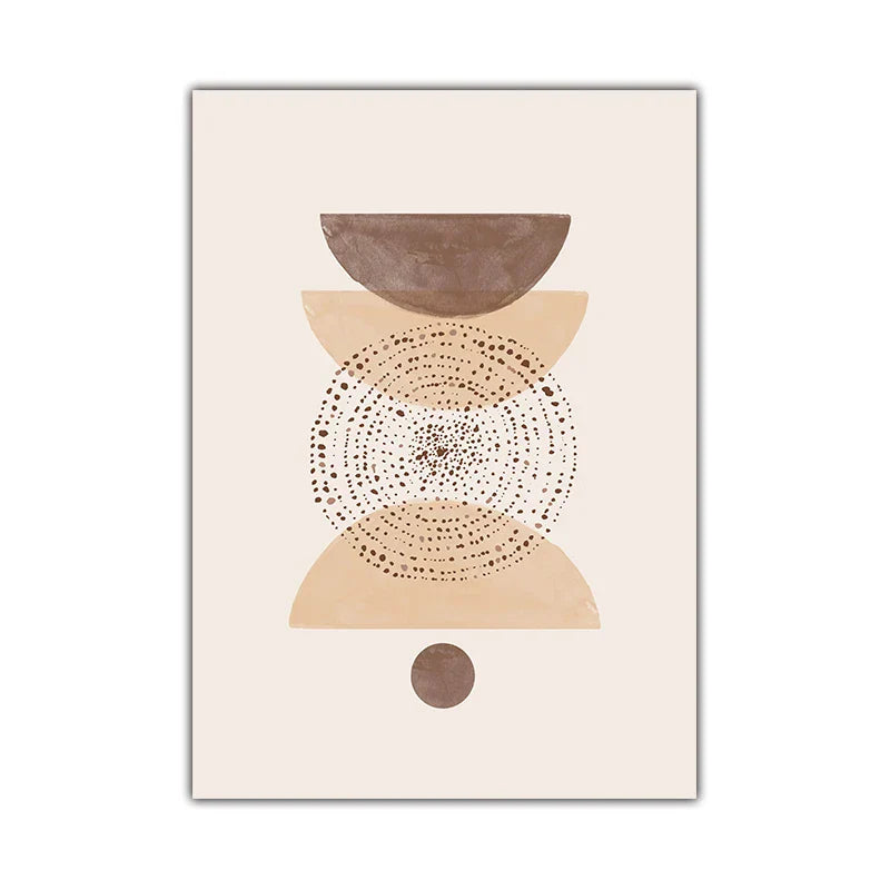 Minimalist Abstract Celestial Geometry Wall Art Fine Art Canvas Prints Sun Moon Posters Pictures For Living Room Bedroom Art Decor | Skanto