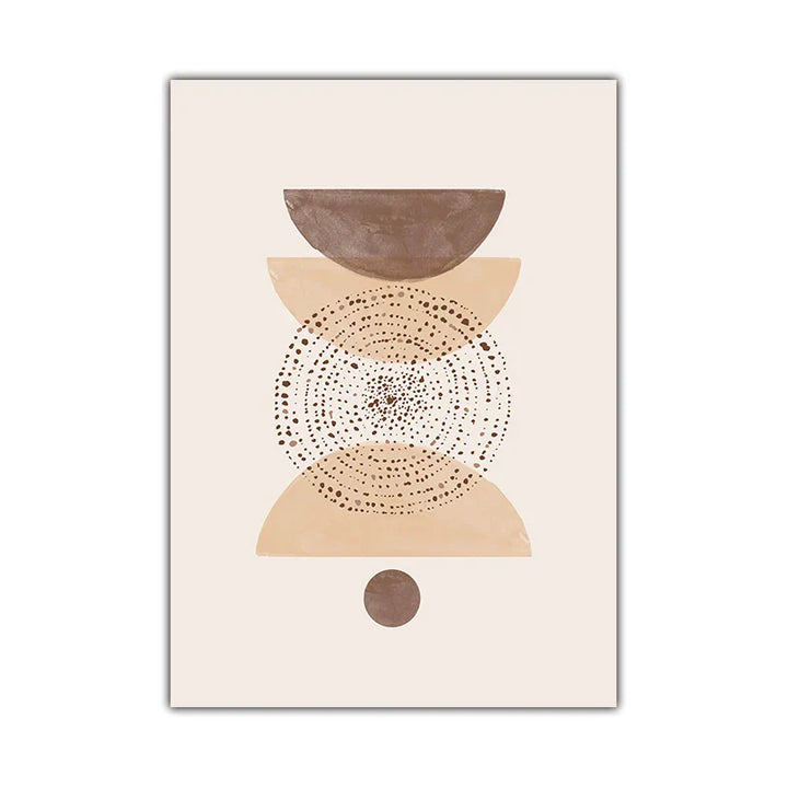 Minimalist Abstract Celestial Geometry Wall Art Fine Art Canvas Prints Sun Moon Posters Pictures For Living Room Bedroom Art Decor | Skanto