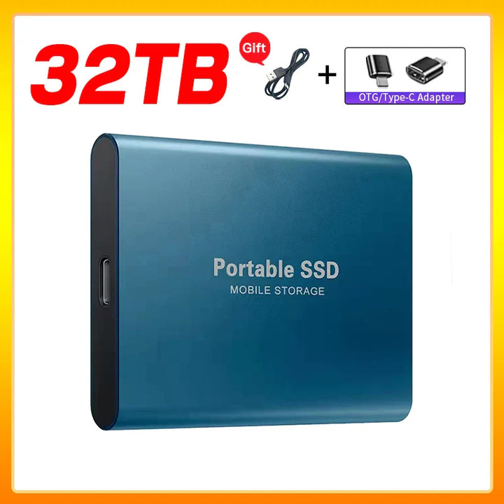 Skanto | Høyhastighets Ekstern Solid State Drive 1TB Bærbar Ekstern Harddisk ssd 2TB Ekstern harddisk ssd harddisk For Laptop Mac