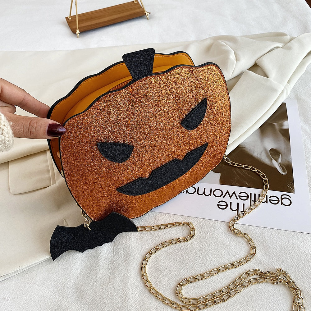 Skanto | Pumpkinsk Form Mini Skulderveske