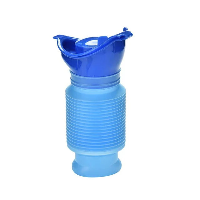 Skanto | 750ml Voksen Urinal - Bærbart sammenleggbart personlig mobilt mykt toalettlys for utendørs, bilturer, trafikk og camping