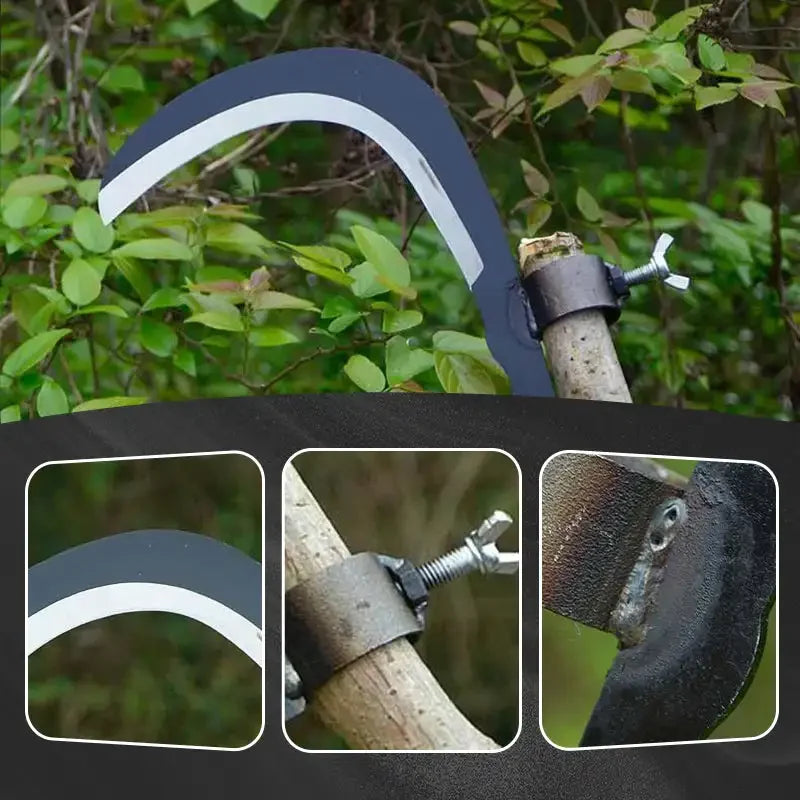 Sterk Stål Gressklipping Skarp Multi-Purpose Sigdhode | Skanto