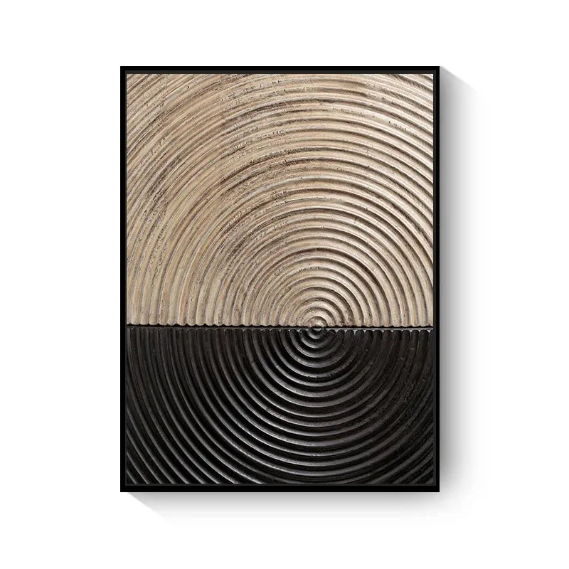 Naturale abstrakte treetree ringer veggkunst Fine Art lerretutskrifter bilder for stue, spisestue, hjemmekontor kunstdekor | Skanto