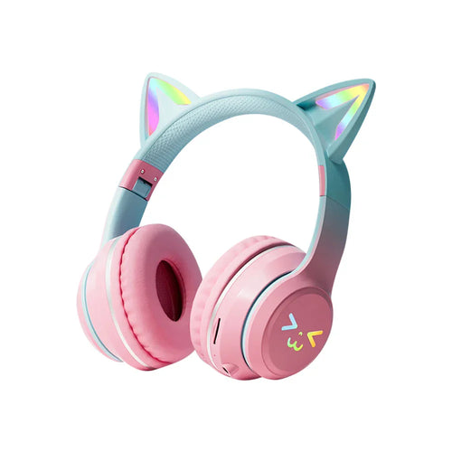 Skanto | Øre RGB Sammenleggbare Bluetooth Hodetelefoner