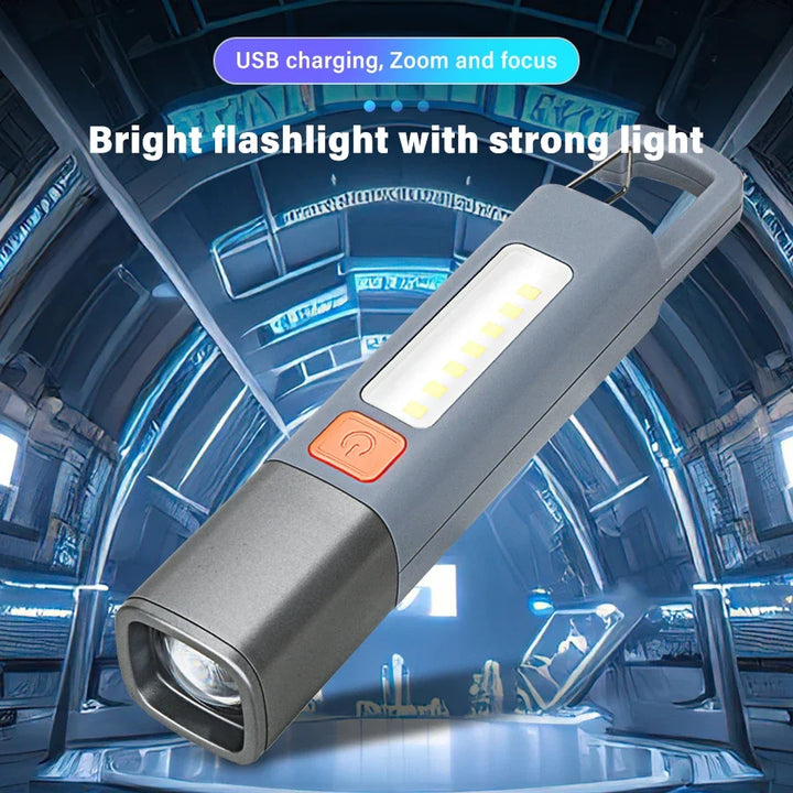 Ultra-Bright Long Shot USB Oppladbar Lommelykt | Skanto