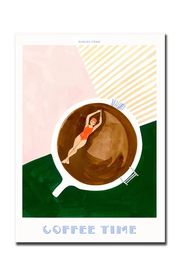 Skanto | God Morgen Kaffe Lerret Plakat