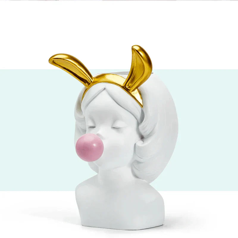 Kompakt keramisk vase Skanto