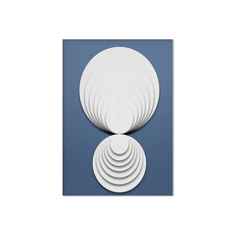 Modern Aesthetic Abstract Geometry Wall Art Fine Art Canvas Prints Posters Pictures For Modern Apartment Living Room Light Luxury Home Decor | Skanto