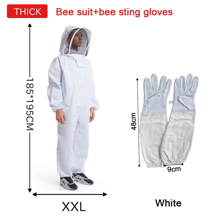 Skanto | Profesjonell bikube-drakt med full kropp beskyttelse og sikkerhetsnett - Unisex barne-bikubeklær