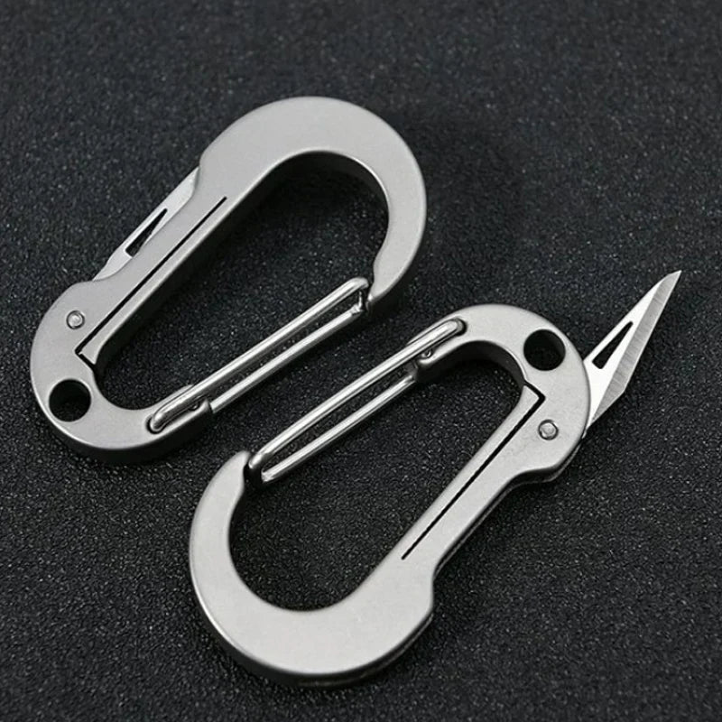 Titanium Alloy EDC Multi-Tool Nøkkelring Kniv | Skanto