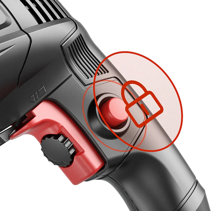 Skanto | 780W Elektrisk Hammer & Boremaskin med Variabel Hastighet – DrillForce
