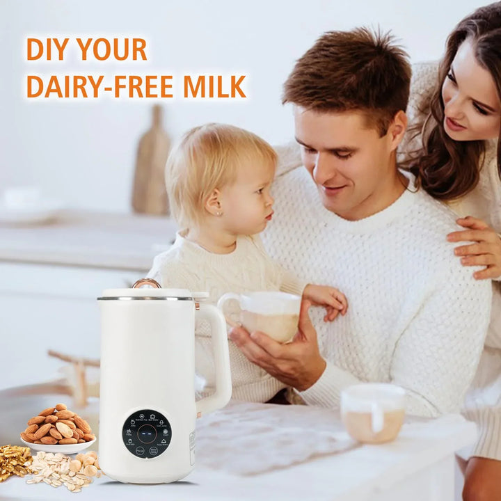 Skanto | PlantPure Plante Melk Maker 8-i-1 | For Nøtt, Havre & Soyamelk | 1000 ml Kapasitet | BPA-fri