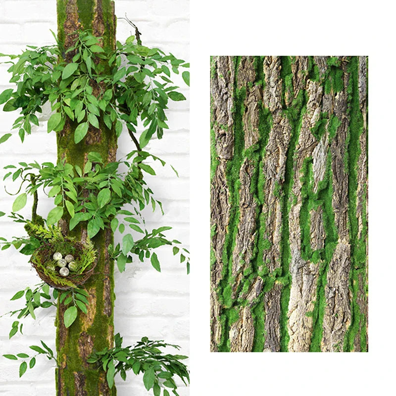 Skanto | DIY Veggdekorasjon Grønn Plante Bark