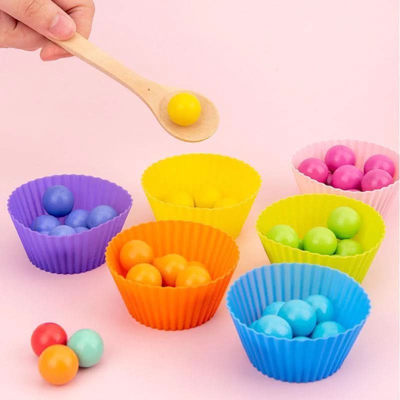 Norvo | Montessori treperle sorteringsspill for å fremme farger og telling