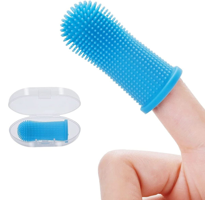 PAWCLEAN PRO – 360° Silikon-Fingerzahnbürste for stressfreie Zahnpflege bei Hunden