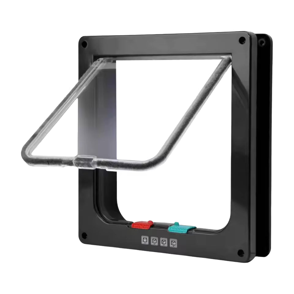 4 Way Pet Door for Cats and Dogs Skanto