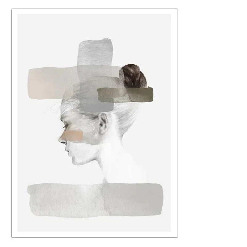Minimalistisk design-trender galleri veggkunst fine art lerrettrykk nordiske bilder for stue soverom skandinavisk interiør | Skanto