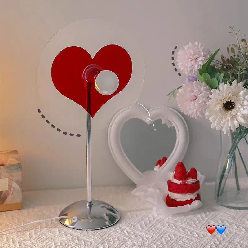 LoveLight – Hjerteformet LED-lampe for romantisk belysning Skanto