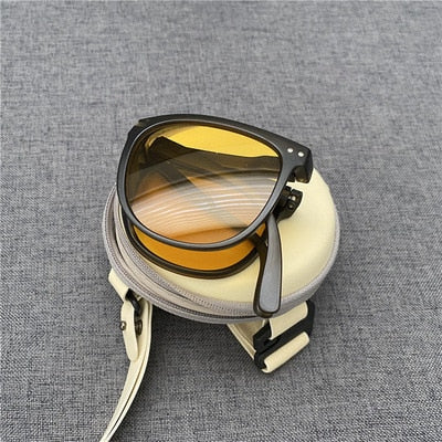 Skanto | Anti-UV Sammenleggbar Motefleks Klare Syn Sunglasses