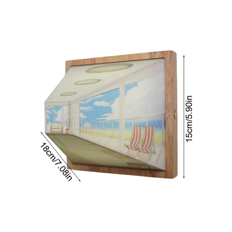 Skanto | 3D Vision Play Vegglampe Kunst
